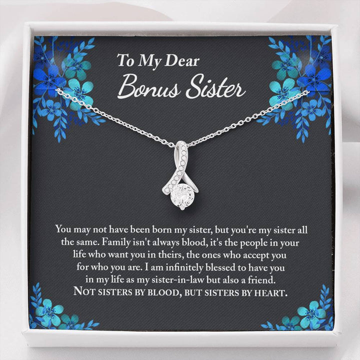 Bonus Sister Necklace Bonus Sister Gift for Sister In Law Future