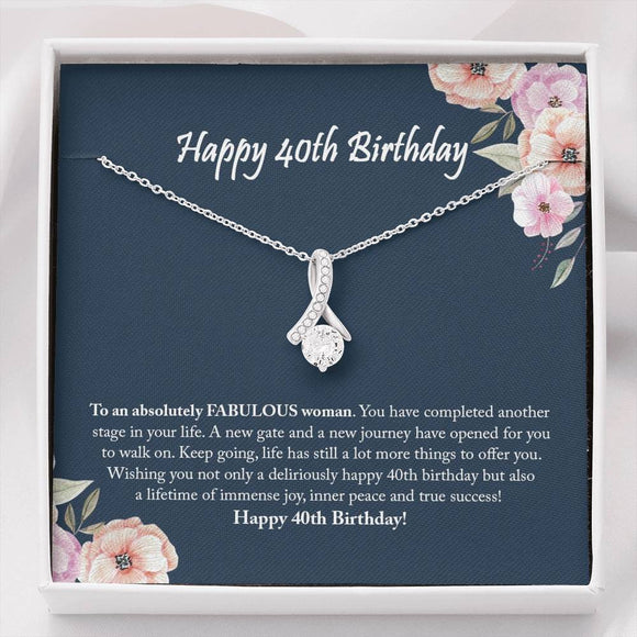 40th Birthday Gifts For Women, 40th Birthday Jewelry, 40th Birthday Gift For Her