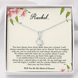 Maid of Honor Gift, Maid of Honor Proposal, Will You Be My Maid Of Honor Gift Necklace