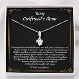 Girlfriend Mom Necklace, Gift for Girlfriends Mom, Girlfriend Mom's Gift, Gift for Girlfriend's Mother, Birthday Gift, Mother's Day Gifts