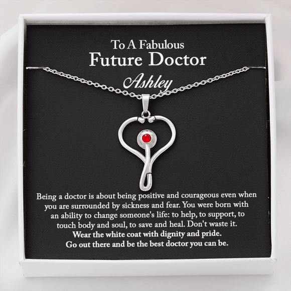Medical Student Gift, Gifts for Medical Students, Gifts for Med School Graduates, Future Doctor Gift, Stethoscope Necklace
