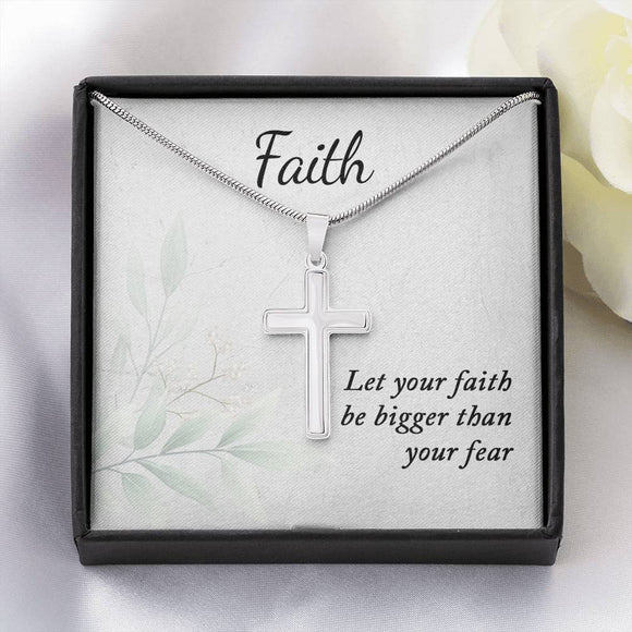 Faith Necklace, Let Your Faith Be Bigger Than Your Fear Necklace (DO NOT USE)