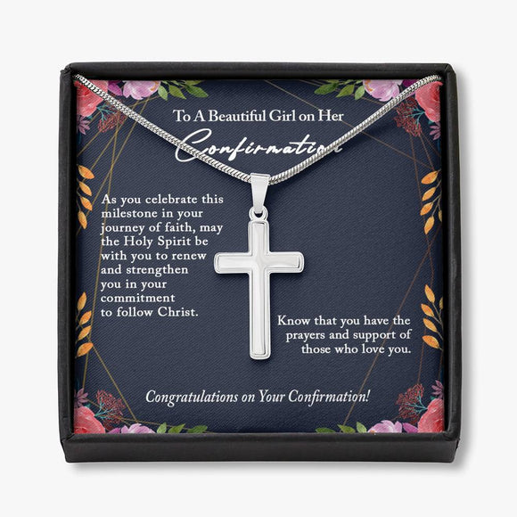 Confirmation Gifts for Girls, Confirmation Cross Necklace (DO NOT USE)