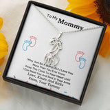 New Mom Forever Linked Necklace, Pregnant Wife Gift, First Time Mom Necklace, New Mom Gift Jewelry, New Mommy Gift, Expecting Wife