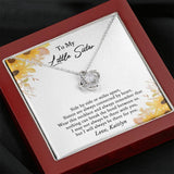 Little Sister Necklace, Little Sister Gift from Sister, Little Sister Birthday Gift