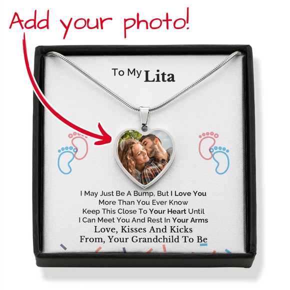 New Grandma Gift, Gift from Bump to Grandma To Be, Gifts For Expectant Grandmother - Customized
